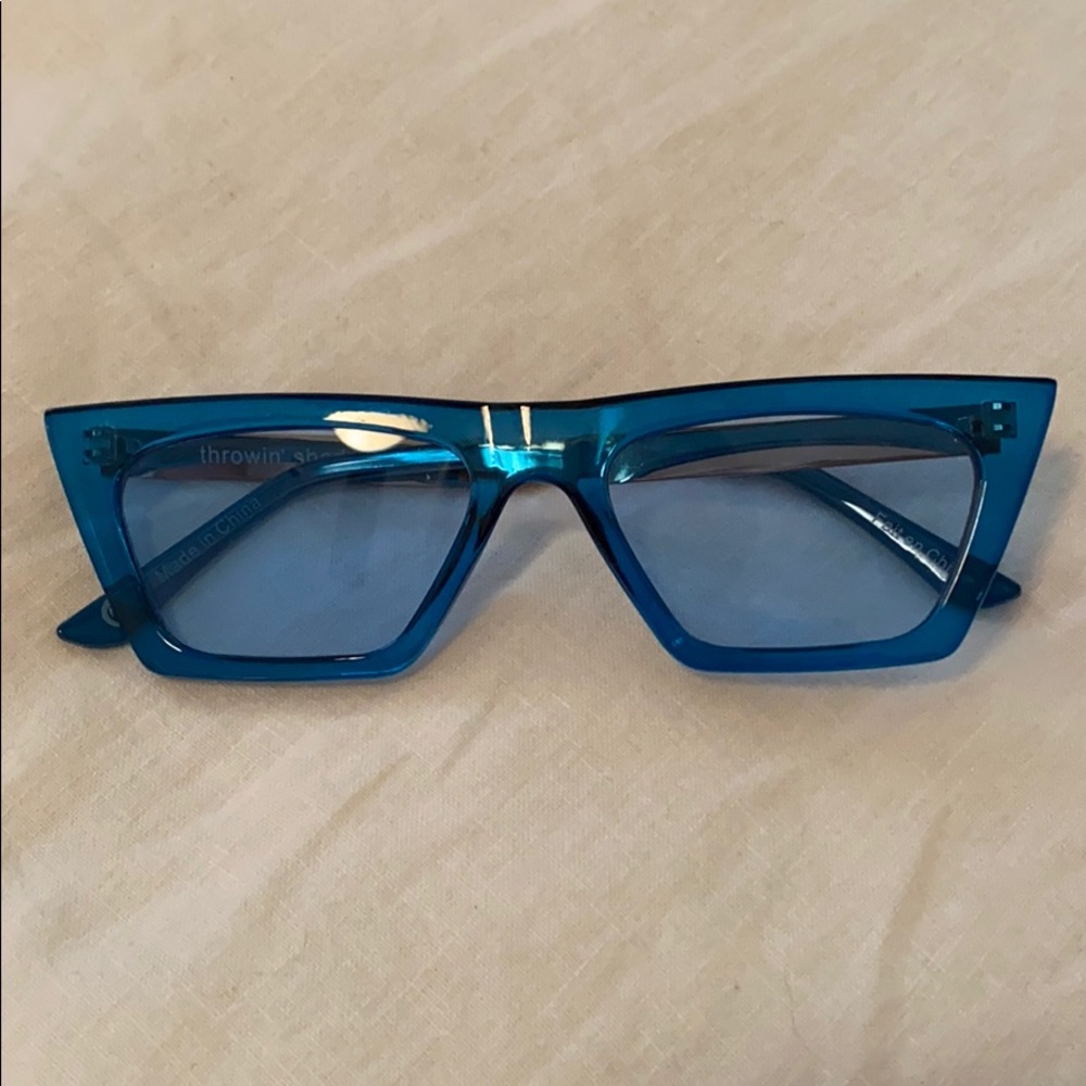 Blue sunglasses
